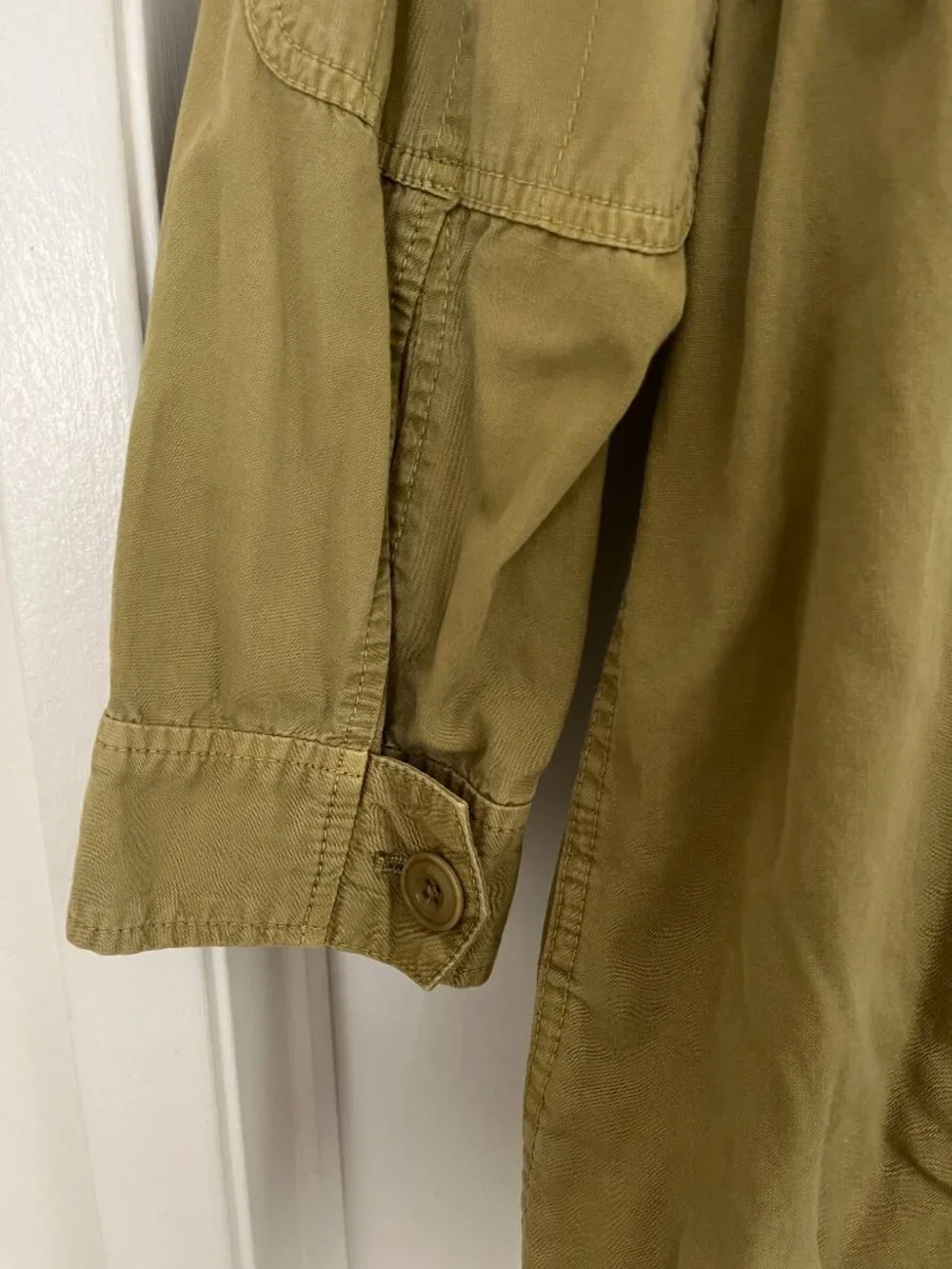 J.Crew Field Mechanic Hooded Utility Jacket Green - Women's M